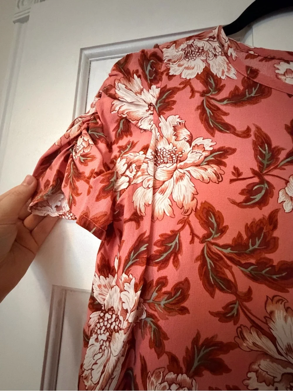 LOFT floral blouse